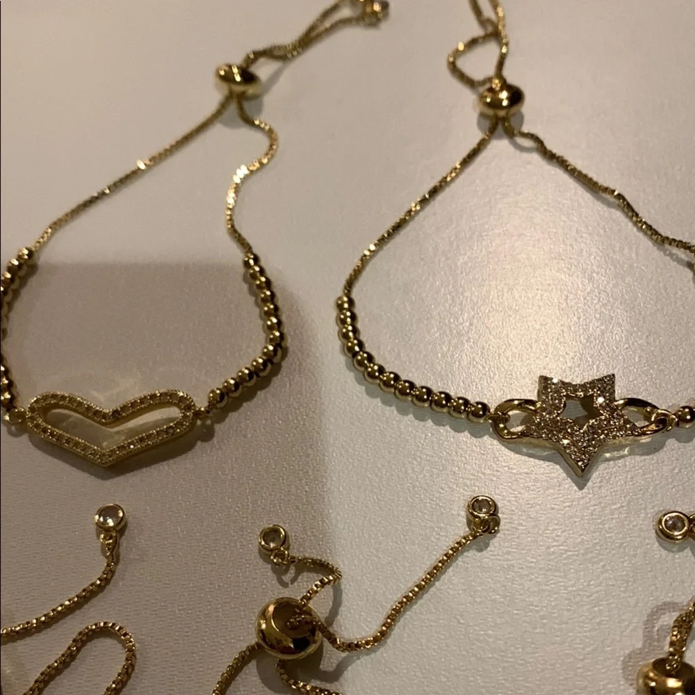 Assorted Adjustable Gold Bracelets - Picture 3 of 4